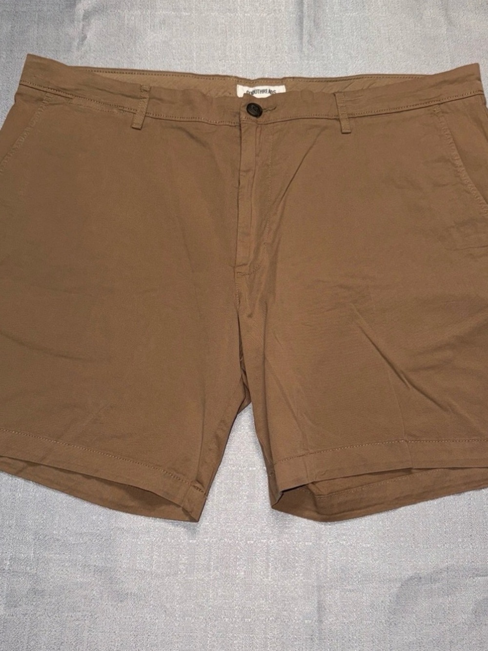 Good threads Men's Brown Casual Chino Shorts